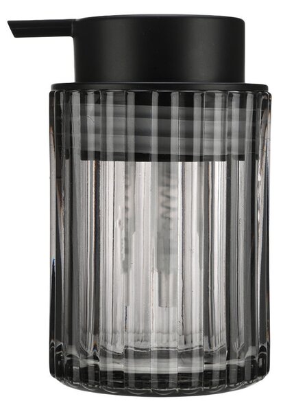 Dispenser Μπάνιου 300ml (Φ7.8x12.5) Estia Alivio Μαύρο 02-28817