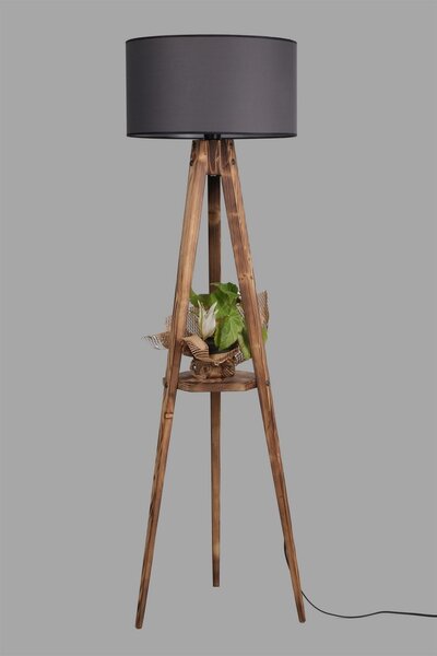 Φωτιστικό Δαπέδου Sehbali Καφέ 45x45x153 cm