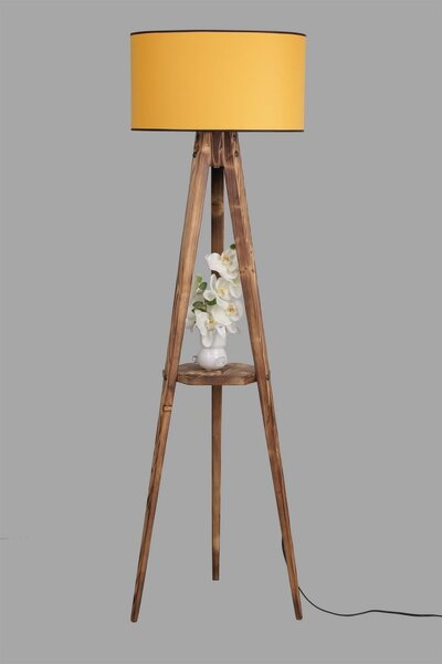 Φωτιστικό Δαπέδου Sehbali Καφέ 45x45x153 cm