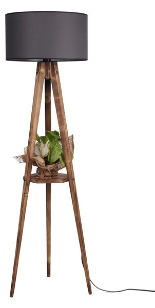 Φωτιστικό Δαπέδου Sehbali Καφέ 45x45x153 cm