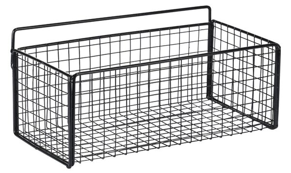 Κρεμαστό Καλάθι Αποθήκευσης (36x15x13) Estia Cage Μαύρο 02-28251
