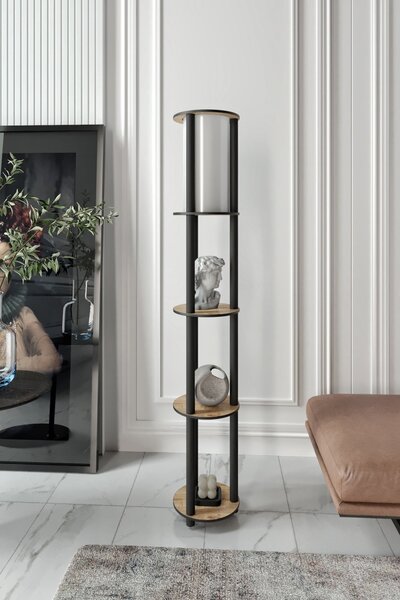 Φωτιστικό Δαπέδου KS-11107 Καρυδί 17x35x150 cm