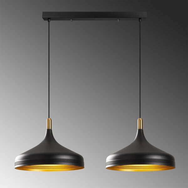 Φωτιστικό οροφής Saglam Μαύρο 68x36x132 cm