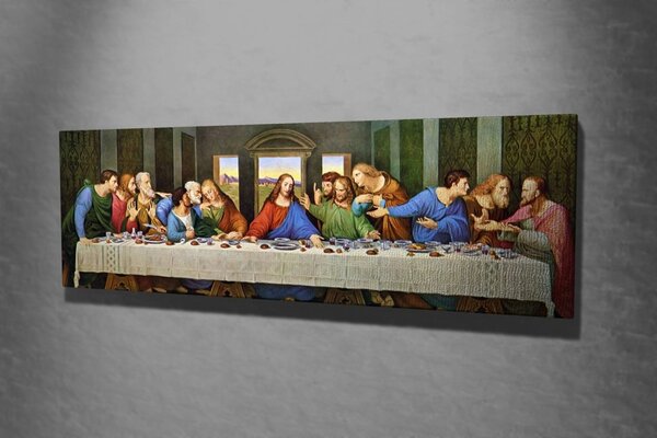 Πίνακας PC140 Cina cea de taina Πολύχρωμος 30x80x3 cm