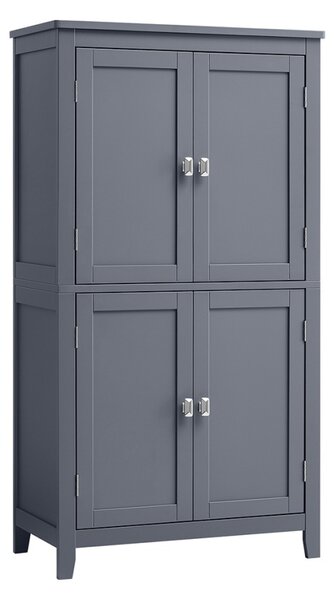 Ντουλάπι Μπάνιου Vasagle Γκρι 60x30x110 cm