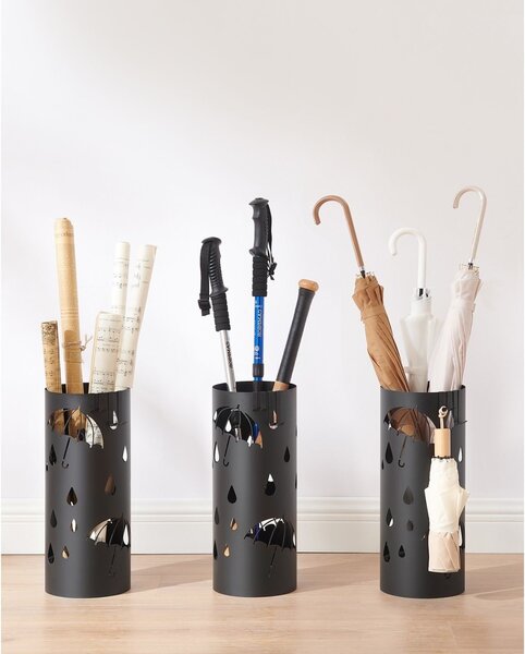 Ομπρελοθήκη Songmics Μαύρο 17x17x41 cm