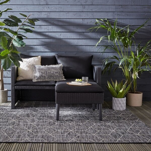 Χαλί Napoli Μαύρο 120x170 cm, Flair Rugs