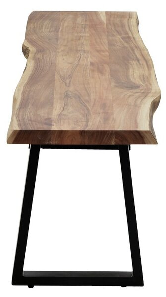 Κονσόλα Miles Boho, Pako World, μασίφ ξύλο ακακίας, πάχος 3.7 cm, Φυσικό, 160x40x76 cm