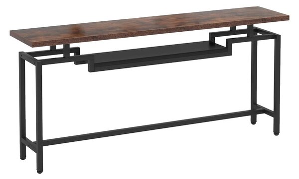 Κονσόλα Onole, Pako World, Καρυδί-Μαύρο, 180x35x82 cm