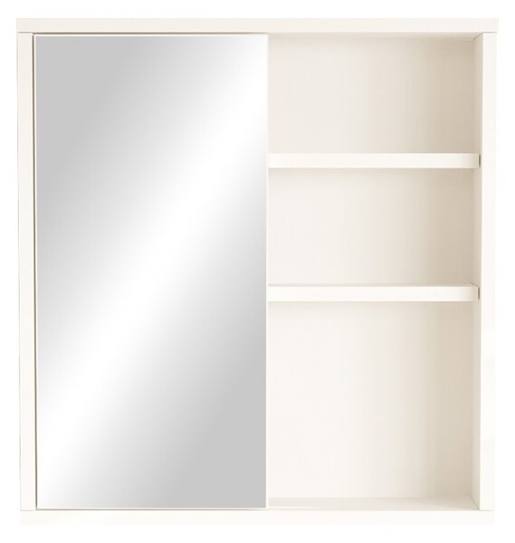 Ντουλάπι Μπάνιου με Καθρέφτη Bagno, Pako World, Λευκό, 60x14x63 cm