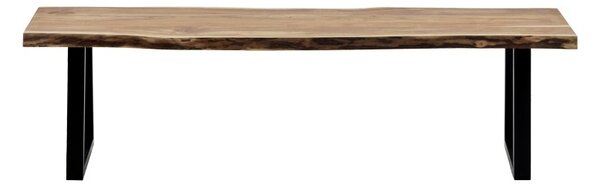 Κονσόλα Miles Boho, Pako World, μασίφ ξύλο ακακίας, πάχος 3.7 cm, Φυσικό, 160x40x76 cm