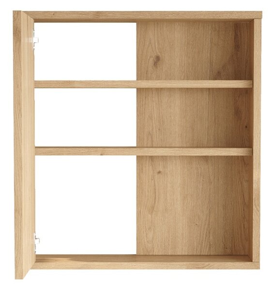 Ντουλάπι Μπάνιου με Καθρέφτη Bagno, Pako World, φυσικό, 60x14x63 cm