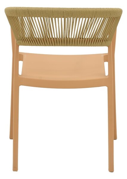 Πολυθρόνα Sillia, Pako World, Cappuccino, 55x52x74 cm