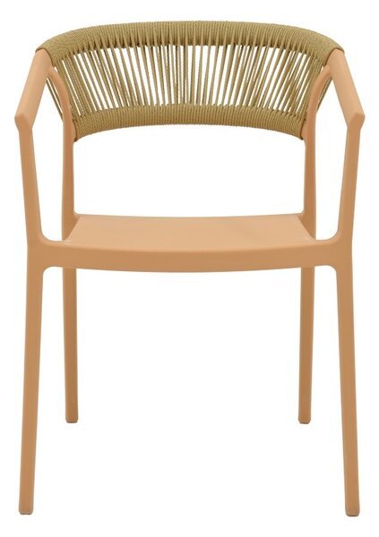 Πολυθρόνα Sillia, Pako World, Cappuccino, 55x52x74 cm