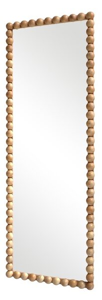Καθρέφτης με ξύλο Ledalo, Pako World, Natural, 45x4.5x130 cm
