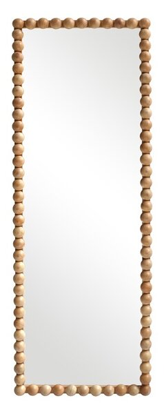 Καθρέφτης με ξύλο Ledalo, Pako World, Natural, 45x4.5x130 cm
