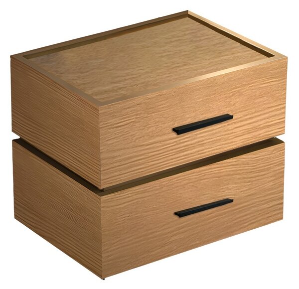 Κομοδίνο Sonlen, Pako World, Δρυς, MDF, 60x40x44 cm