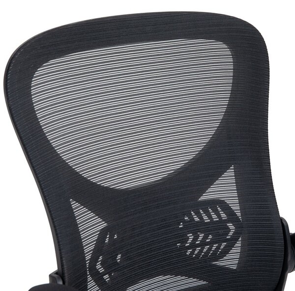 Καρέκλα Derzio, Pako World, Textil, Μαύρο, 62x53x131 cm