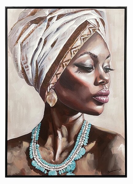 Πίνακας καμβά Zaira, Pako World, με κορνίζα, 70x3.5x100 cm