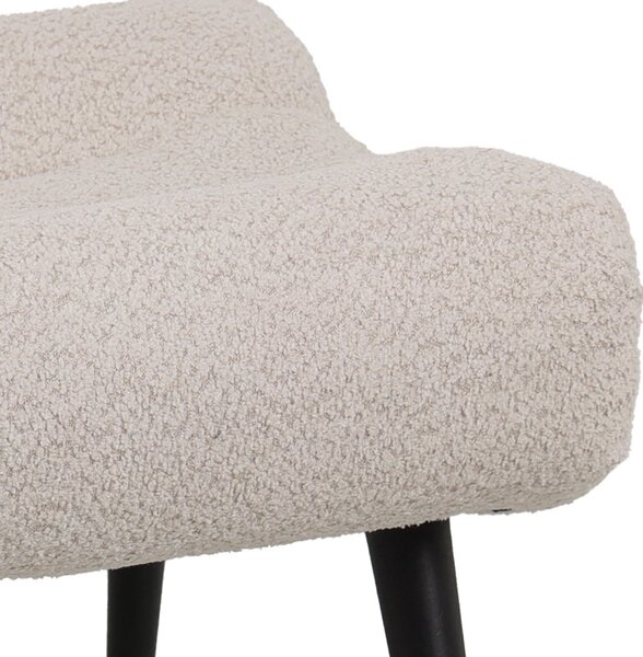Υποπόδιο πολυθρόνας Silla, Pako World, Μπεζ, 68x58x40 cm