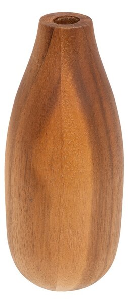Κεραμικό βάζο Strezio, Pako World, Καρυδιά, 8x8x18 cm