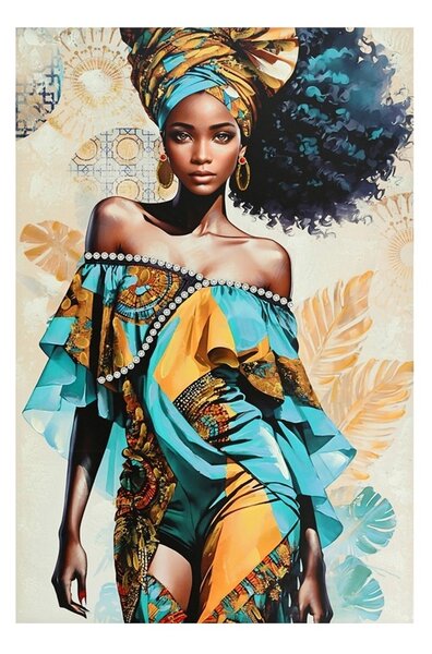 Πίνακας καμβά Georgina I Inart, Pako World, 80x3x120 cm
