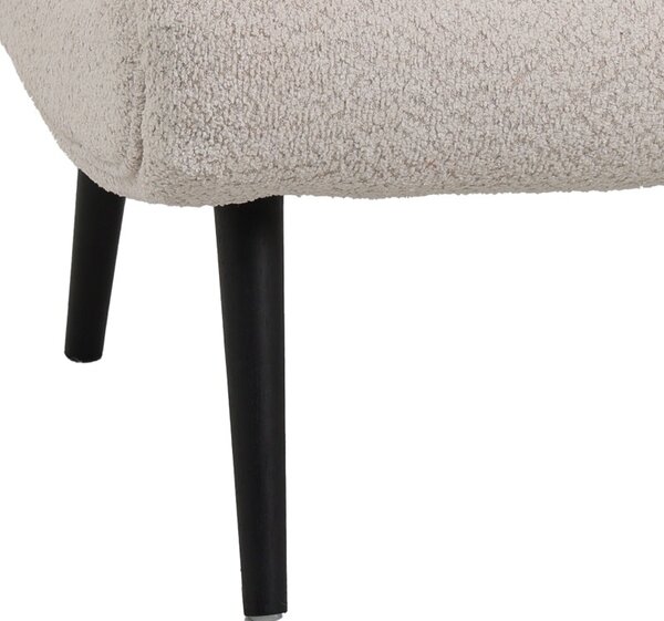 Υποπόδιο πολυθρόνας Silla, Pako World, Μπεζ, 68x58x40 cm