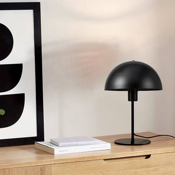 Επιτραπέζιο φωτιστικό Desker E27 μέταλλο μαύρο 25x25x39 cm
