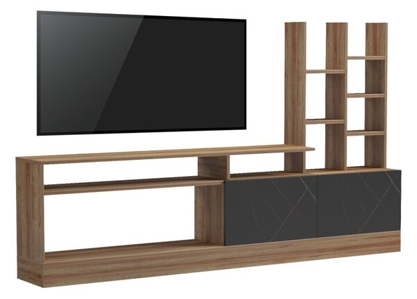 Έπιπλο TV Seruno Καφέ 170x25x100 cm