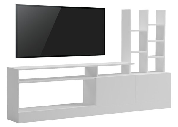 Έπιπλο TV Seruno Λευκό 170x25x100 cm
