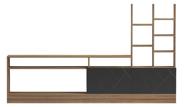 Έπιπλο TV Seruno Καφέ 170x25x100 cm