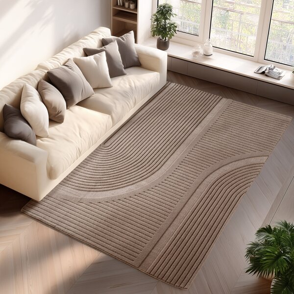 Χαλί boho Pompei V2 Μπεζ 120x170 cm