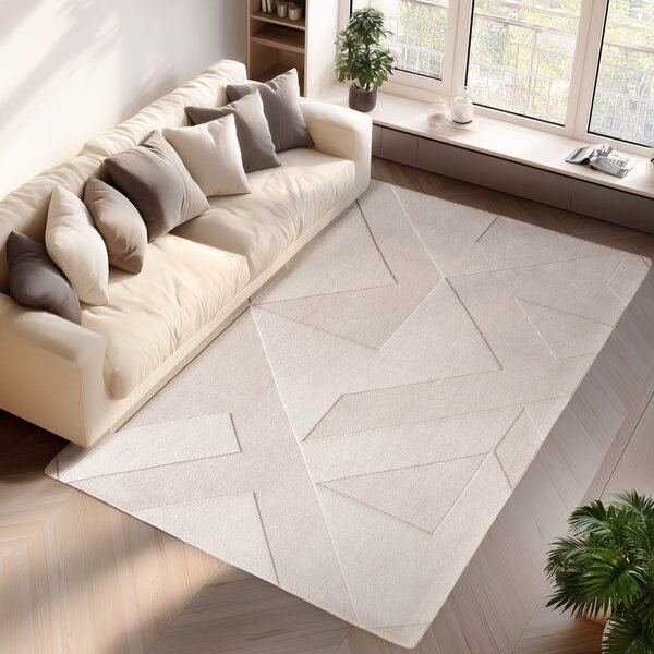 Χαλί Pompei V3 Κρεμ 120x170 cm