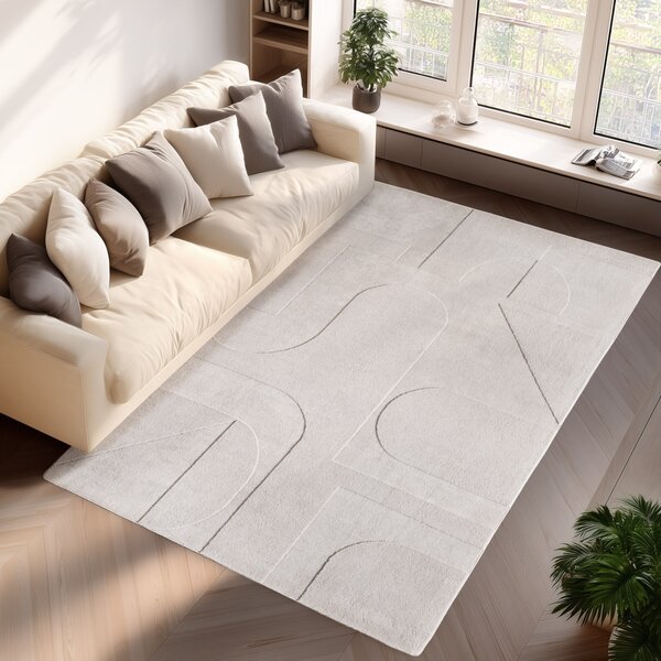 Χαλί Pompei V4 Κρεμ 120x170 cm