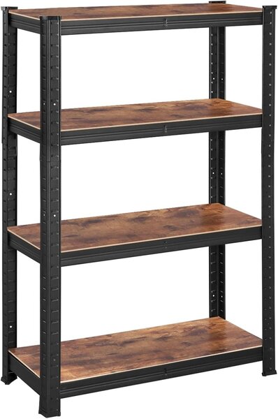 Μεταλλική ραφιέρα, Songmics, Μαύρο, 520 kg 40 x 80 x 160 cm