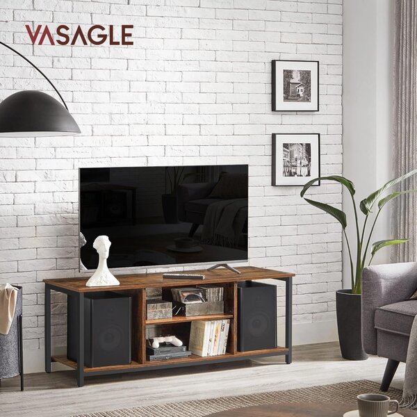 Έπιπλο TV, Vasagle, Καφέ, 120 x 40 x 50 cm