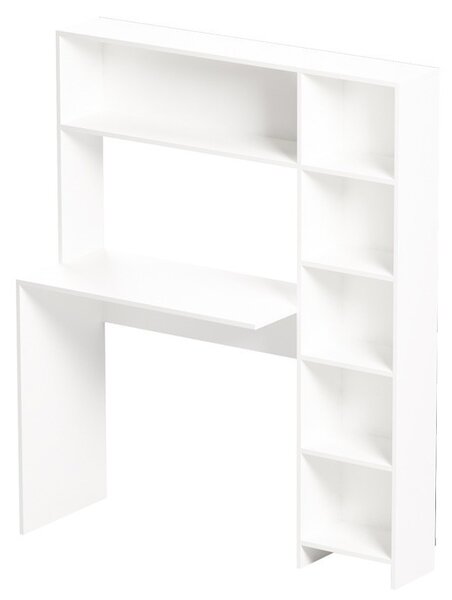 Γραφείο Janson Pakoworld με βιβλιοθήκη, λευκό, 113.2x40x141.8 cm
