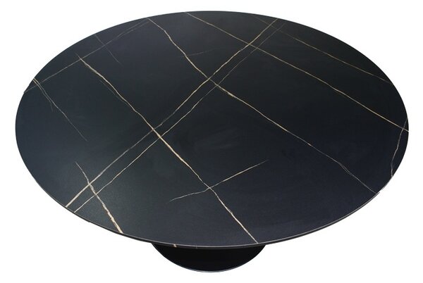 Τραπέζι σαλονιού Balou Pako World Μαύρο 120x120x75 cm