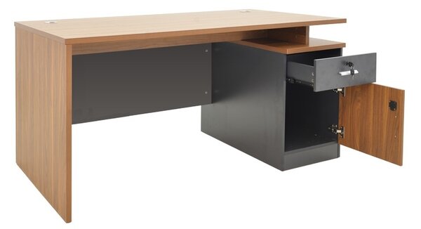 Διευθυντικό γραφείο Oscar Καρυδί 180x90x76 cm