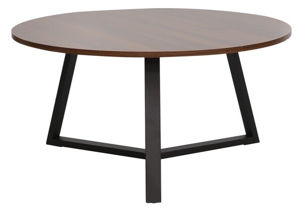 Τραπεζάκι σαλονιού Berton Καρυδί 80x80x40 cm