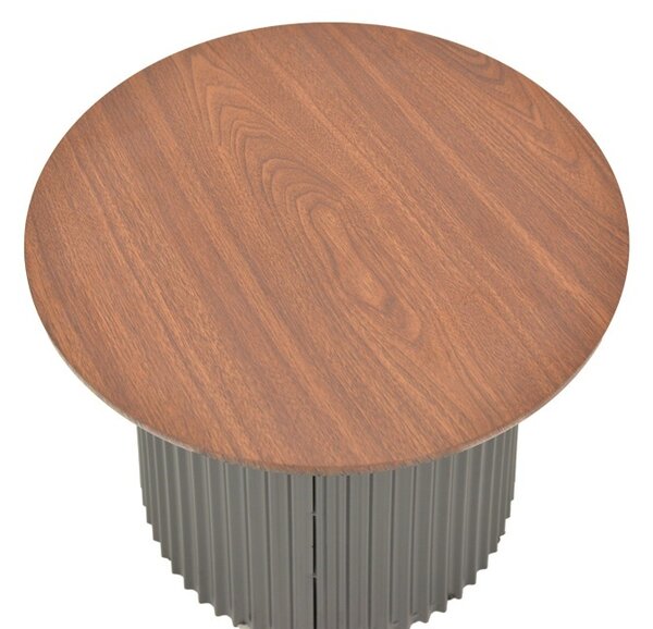 Τραπεζάκι σαλονιού Dovel Καρυδί 70x70x40 cm