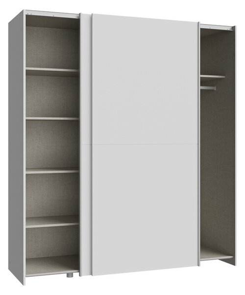 Ντουλάπα με 2 Πόρτες Noez I Λευκό 170.5x61x190.5 cm