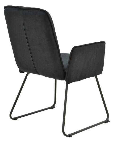 Καρέκλα με μπράτσα Essential Μαύρο 55.5x59x89 cm