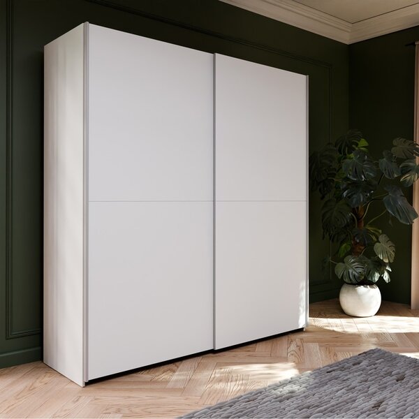 Ντουλάπα με 2 Πόρτες Noez I Λευκό 170.5x61x190.5 cm