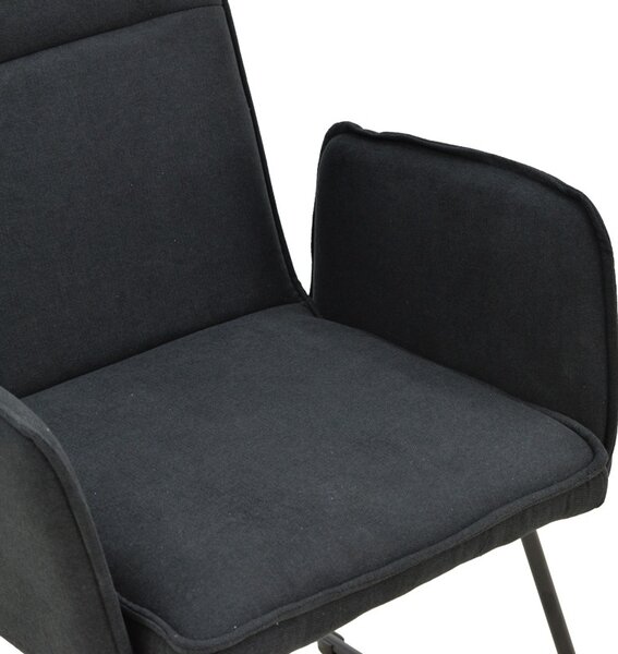 Καρέκλα με μπράτσα Essential Μαύρο 55.5x59x89 cm
