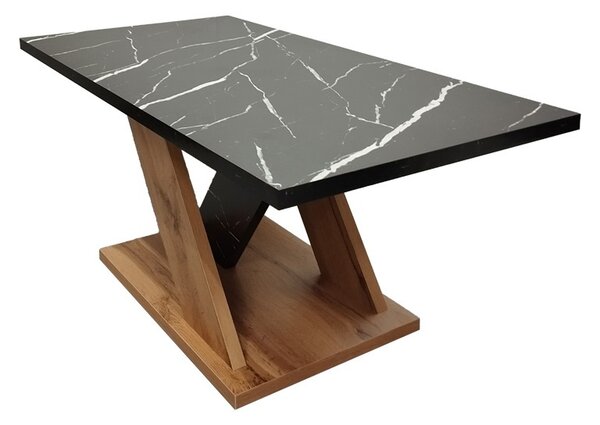 Τραπεζάκι σαλονιού Solange Φυσικό 110x55x47.5 cm