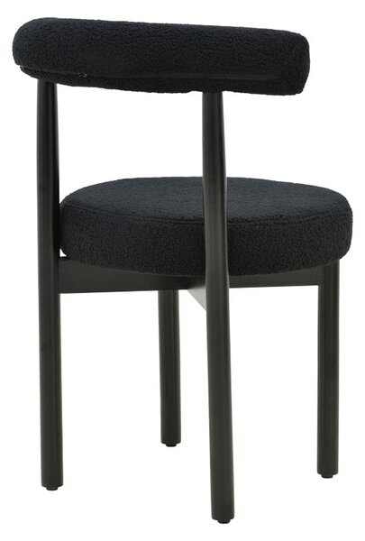 Καρέκλα Fenza Μαύρο 60x54x75 cm