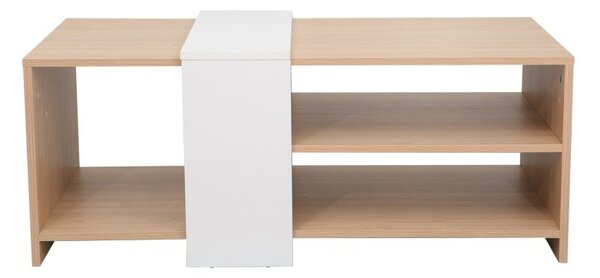 Τραπεζάκι σαλονιού Cozeto Λευκό 100x53x41.5 cm