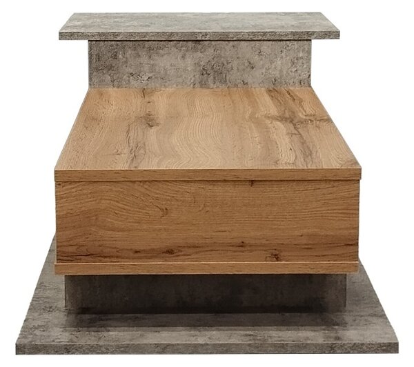 Τραπεζάκι σαλονιού Nuvele Γκρι 90x50x35 cm