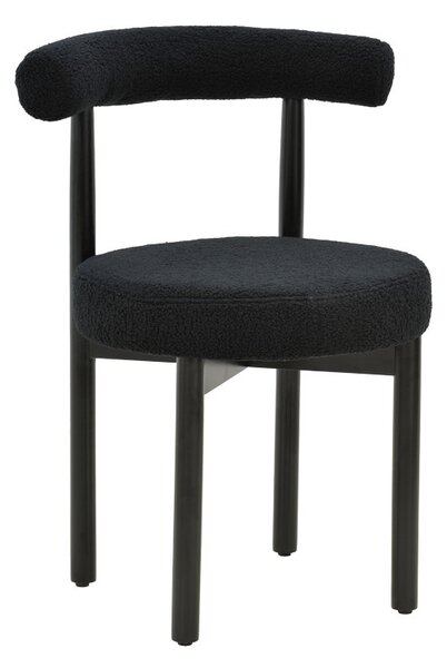Καρέκλα Fenza Μαύρο 60x54x75 cm